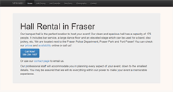 Desktop Screenshot of banquethallvfwfraser.org